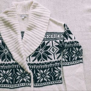 LAST CHANCE Gap Shawl Collar Sweater